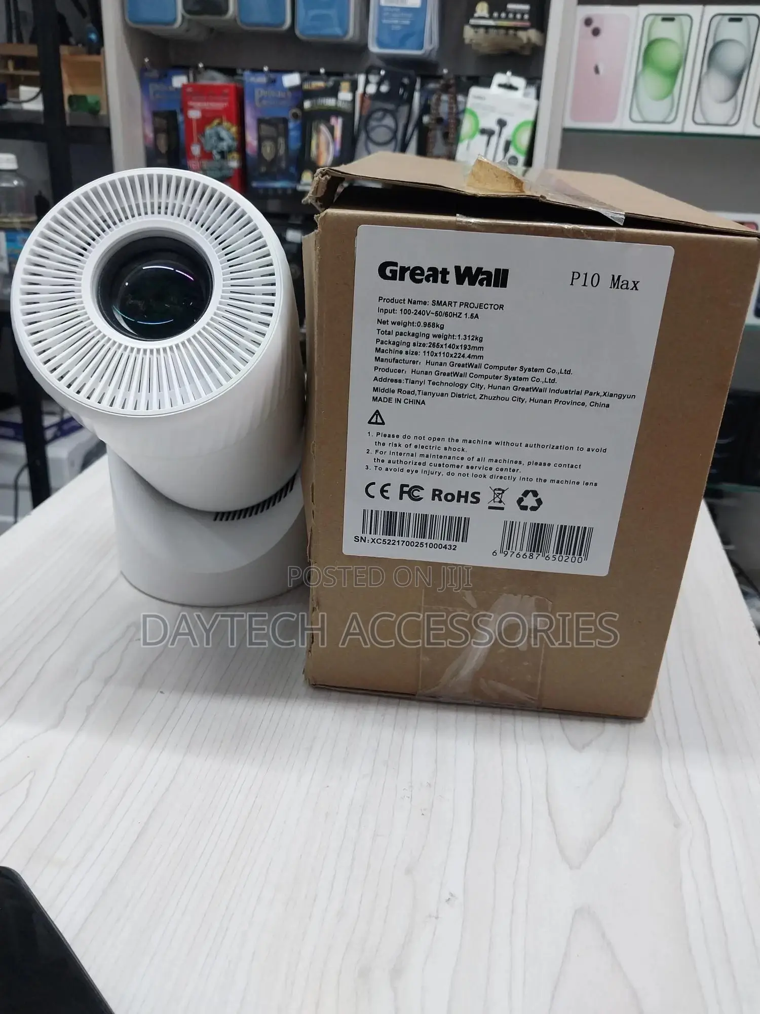 Great Wall Projector P10 Max Smart Compact LCD Projector