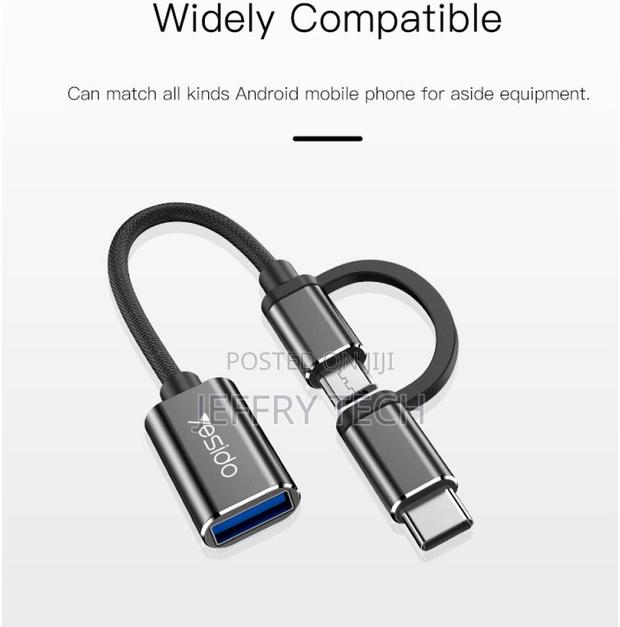 Yesido Gs02 Type-C Micro to Usb Otg Adapter, Data Transmission And - main view