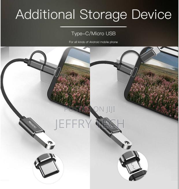 Yesido Gs02 Type-C Micro to Usb Otg Adapter, Data Transmission And - thumbnail 2