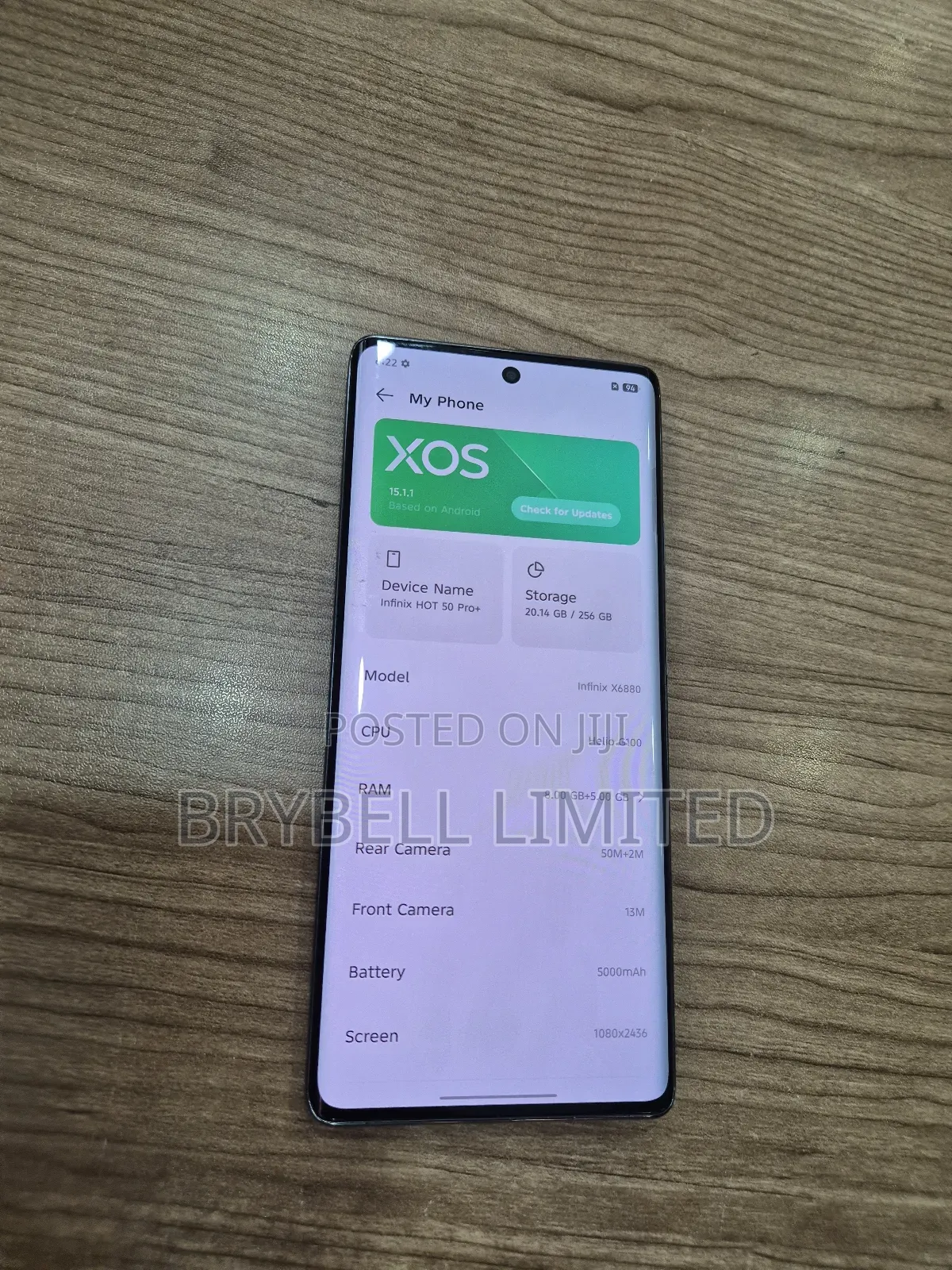 Infinix Hot 50 Pro+ 4G 256 GB Gray