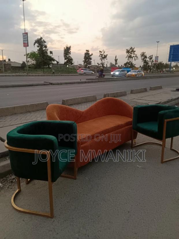 2 Manicure Seats and a Waiting Couch