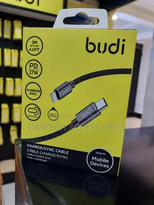 Budi Usb-C to Lightning Cable – Pd 27w Fast Charging Sync