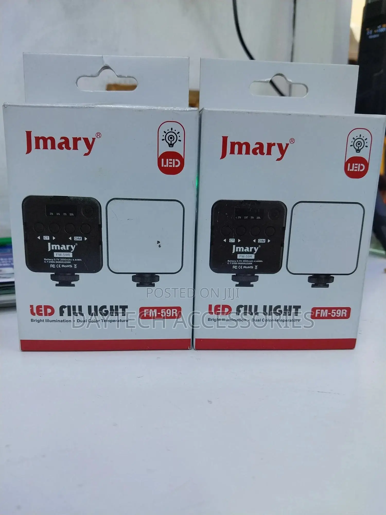 Jmary Fm-59r Mini Light Led Video Rechargeable