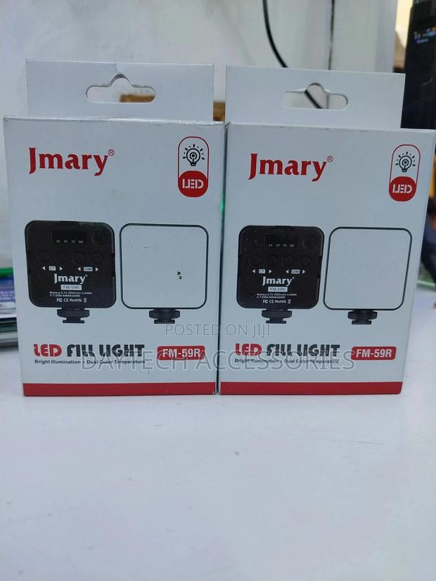 Jmary Fm-59r Mini Light Led Video Rechargeable