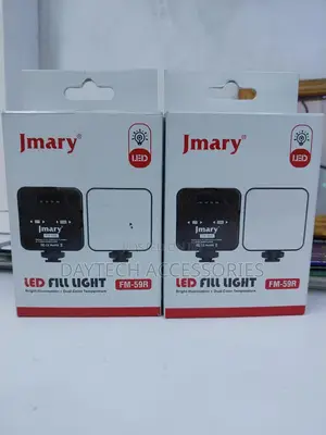Jmary Fm-59r Mini Light Led Video Rechargeable