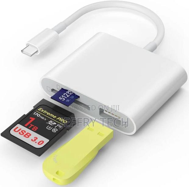 Szhaiyijin Sd Card Reader, Usb 3.0 Type C High Speed to Sd/Tf Card A+