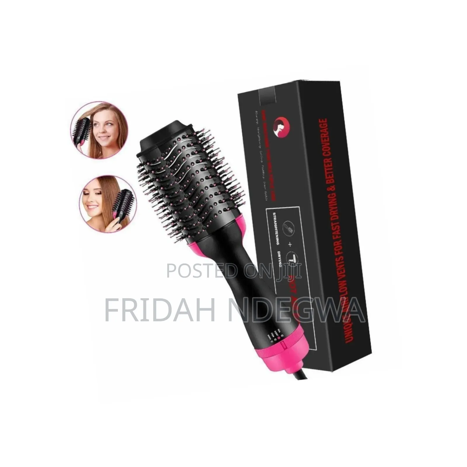 Electric Hair Straightener Brush / Dryer