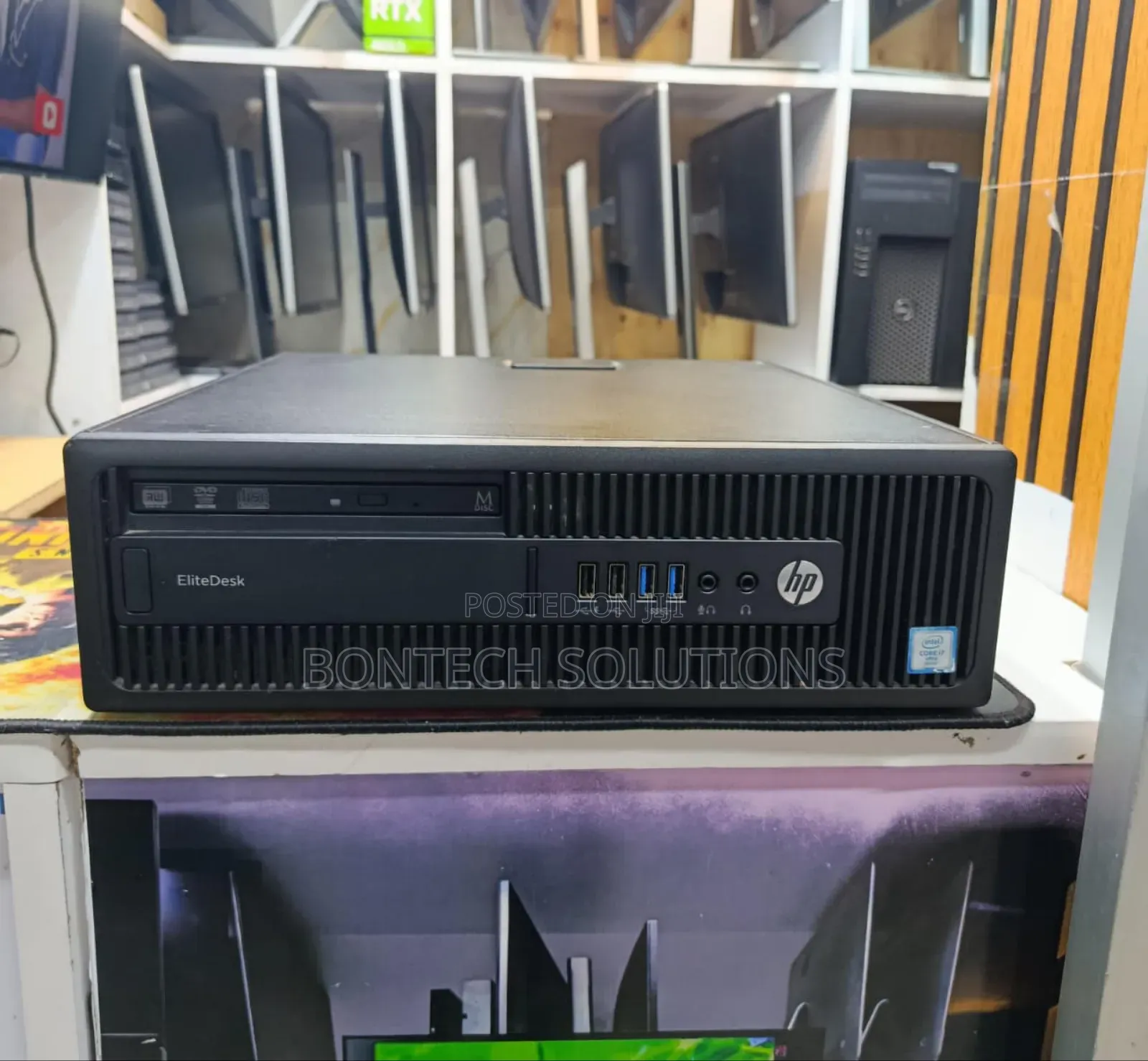 Desktop Computer HP EliteDesk 800 G3 8GB Intel Core I7 SSD 256GB