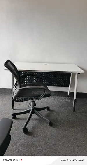 Imported Modern Metallic It Computer/  Study Table + Secretarial Chair