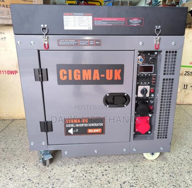 Diesel Silent Inverter Generator Cigma-Uk 8kva Complete With Ats