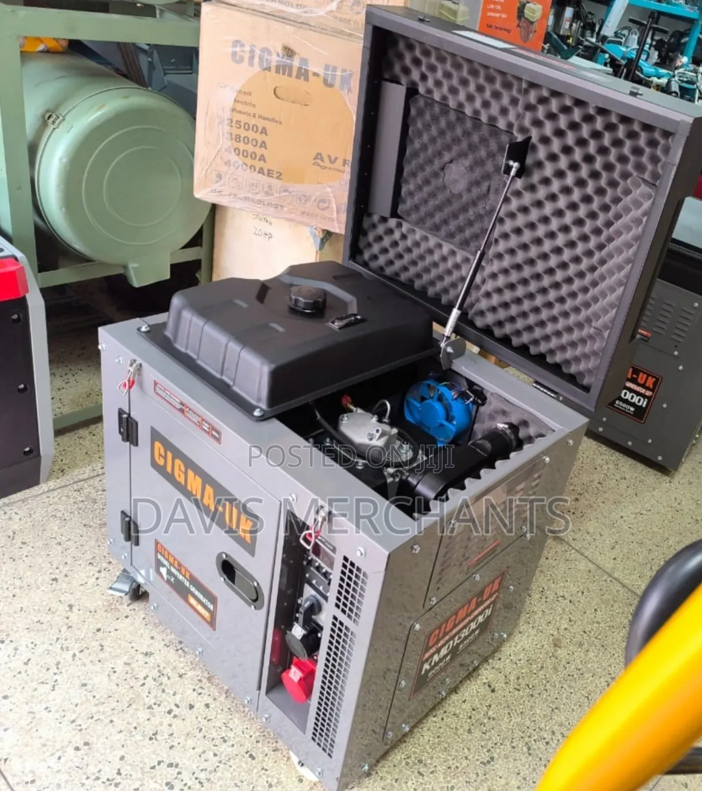 Diesel Silent Inverter Generator Cigma-Uk 8kva Complete With Ats