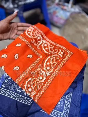Orange Colors of Bandanas at 100 KSH
