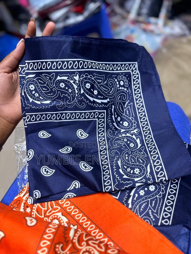 Navy Blue Bandana at 100