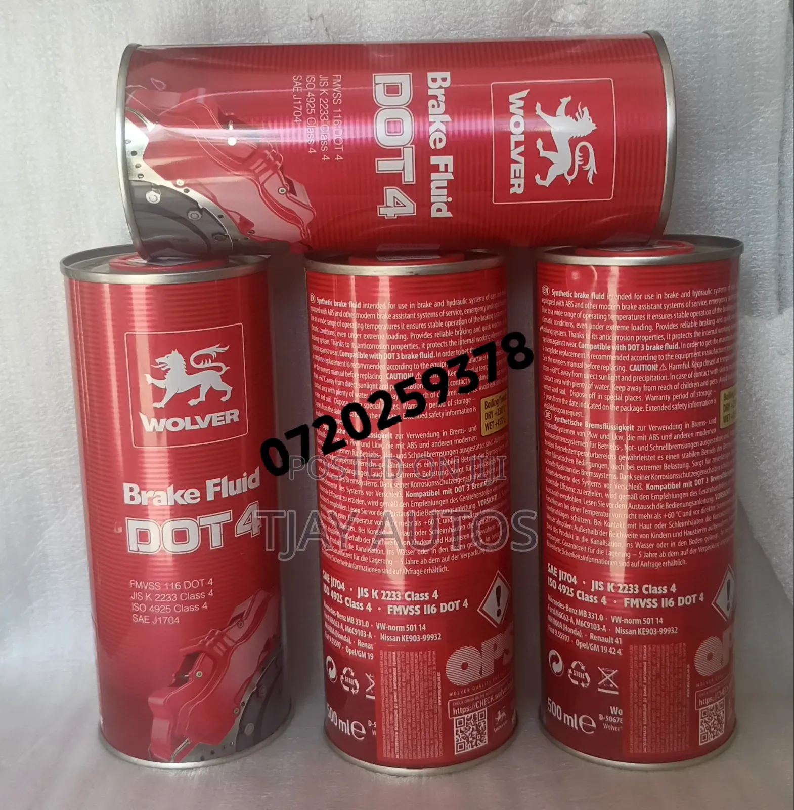 Wolver Brake Fluid Dot 4