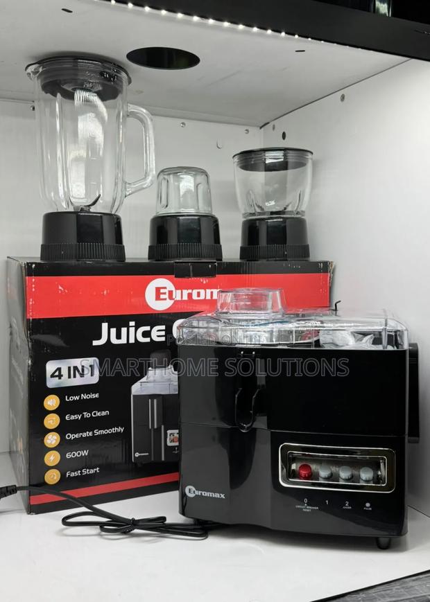 4-in-1 Food Processor – Blender, Grinder, Chopper Juicer - Euromax