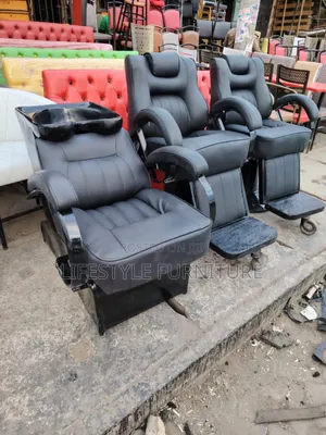 Classy Barber Seats And A Wash Sink