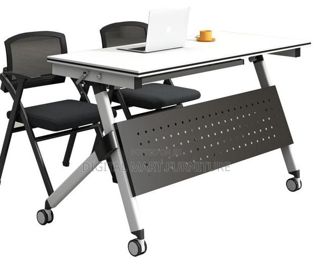 White Craft Foldable Employees Table - thumbnail 3