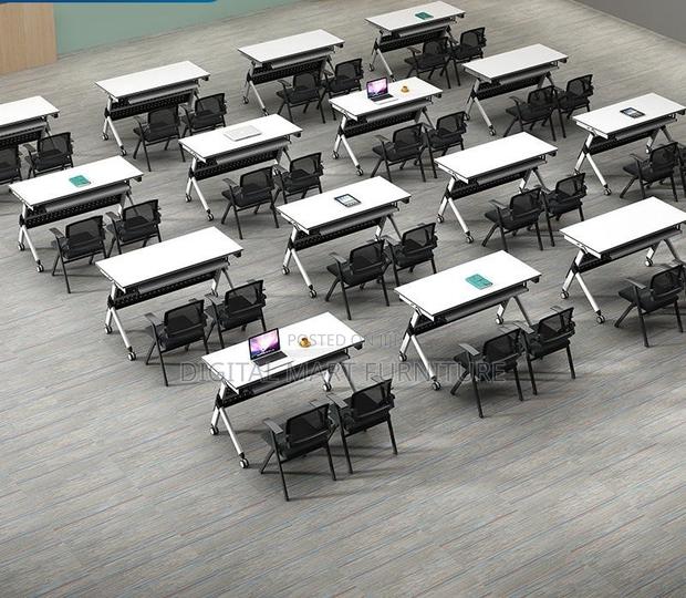 White Craft Foldable Employees Table - thumbnail 12