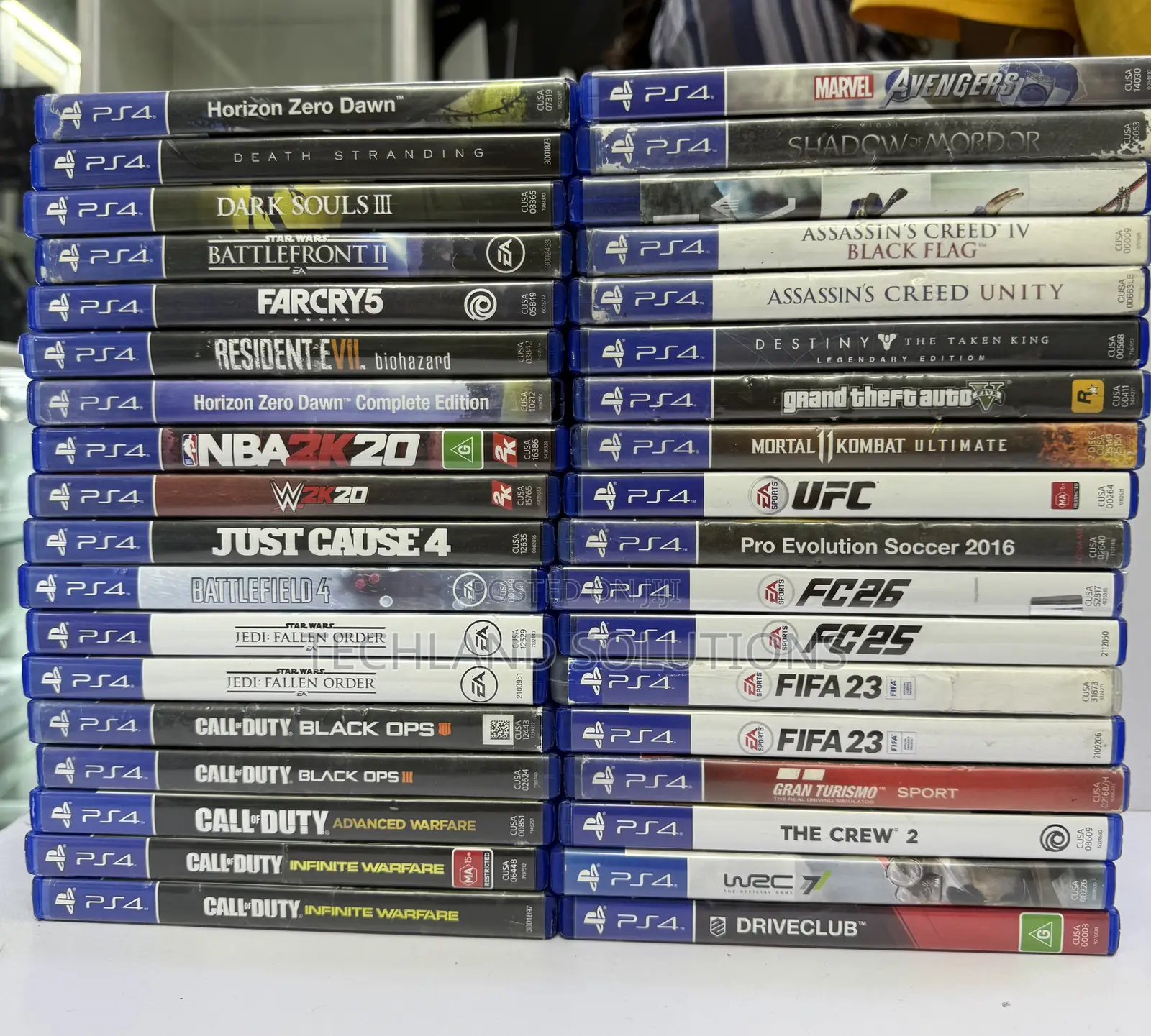 Preloved Ps 4 Clean Games