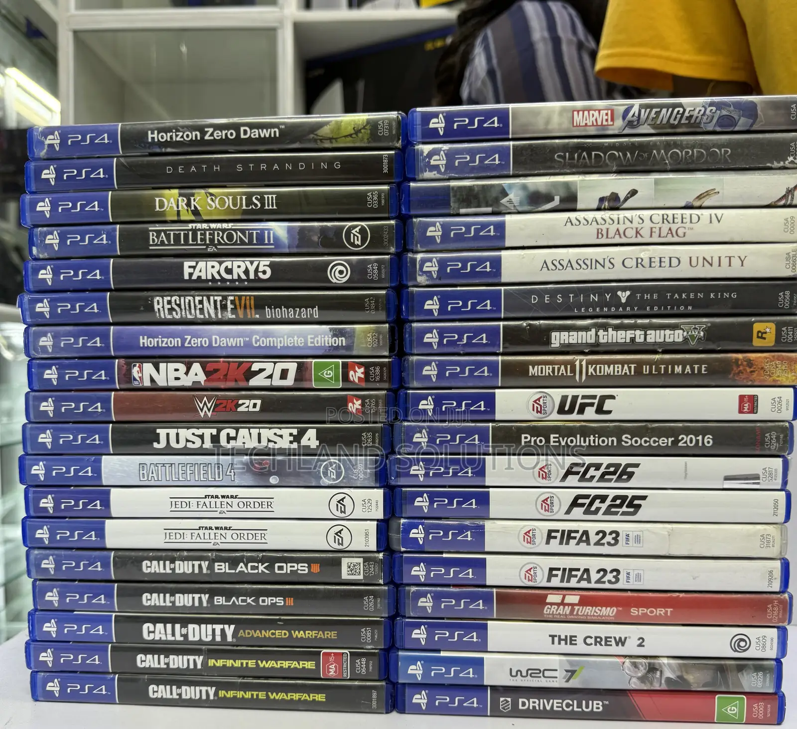 Preloved Ps 4 Clean Games