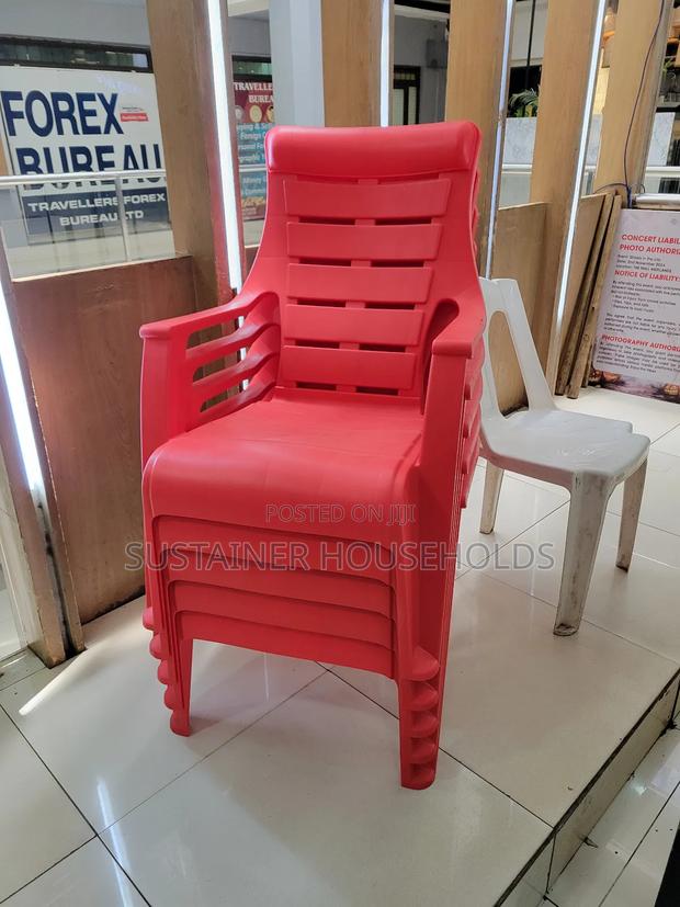 Garden Plastic Chairs With Long Backrest - main view