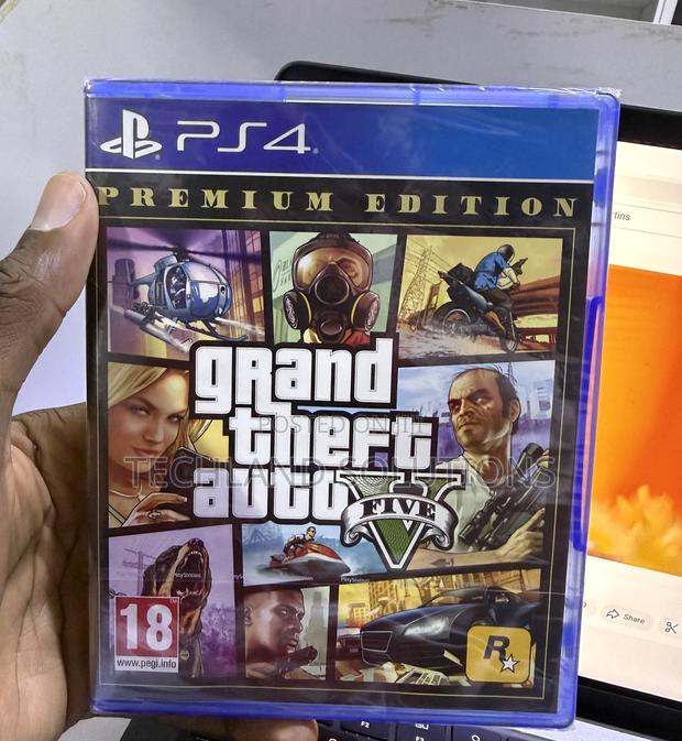 Preloved Working Well Gta 5 Ps4 Game - thumbnail 4