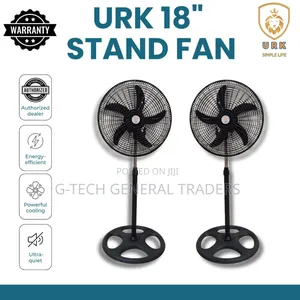 Urk 18inch Heavy Standing Fan With Round Base