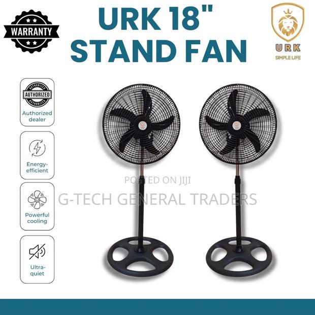 Urk 18inch Heavy Standing Fan With Round Base