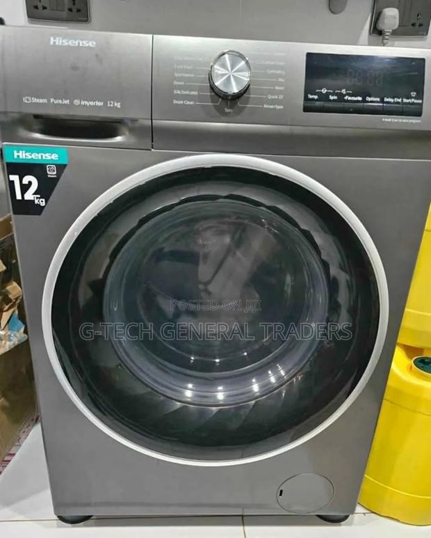 Hisense Wfqr1214vajmt 12kg Wash And Spin Washing Machine