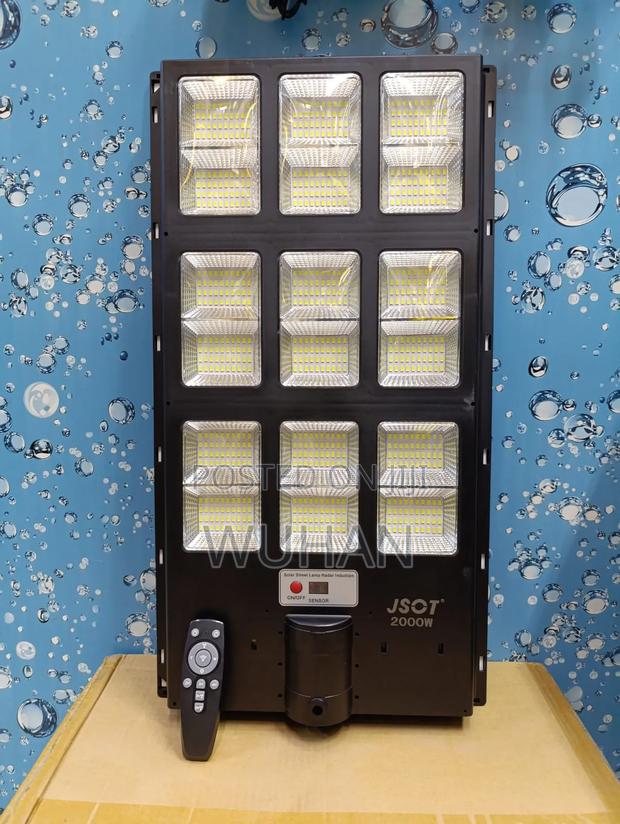 Jsot 2000 Watts Automatic Solar Street Light Remote Waterproof,