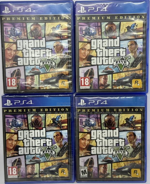 Never Used Gta5 Ps4 Game - main view