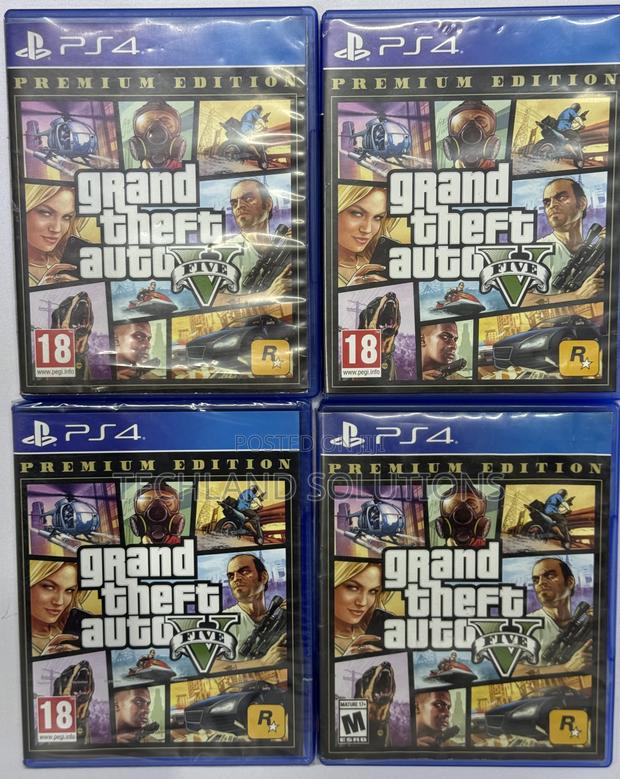 Never Used Gta5 Ps4 Game - thumbnail 3