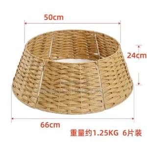 Hand Woven Christmas Tree Pieces, Fence Trees, Shopping Mall Skirts,L