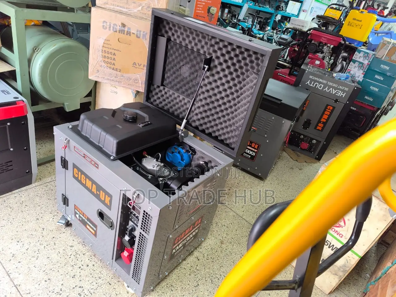 Cigma-uk Silent Diesel Inverter Generator 12kva Ats (New Technology)