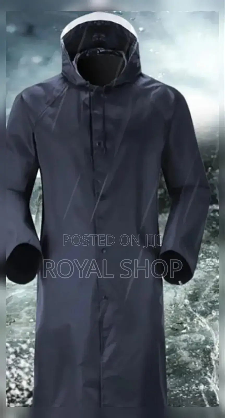Heavy Adult Rain Coat With Cap
