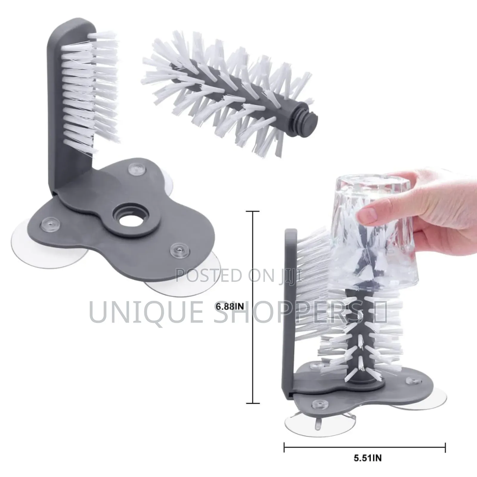 Cups Tumbler Glass Cleaning Brush That Cleans Inside and Outside