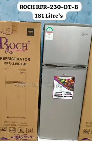 Roch Fridge 181 Liters Double Door Fridge Rfr230dt