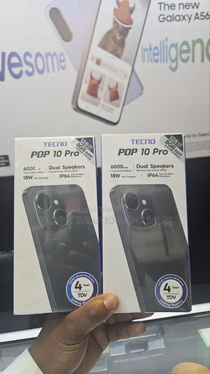 New Tecno Pop 10 Pro 128 GB Black