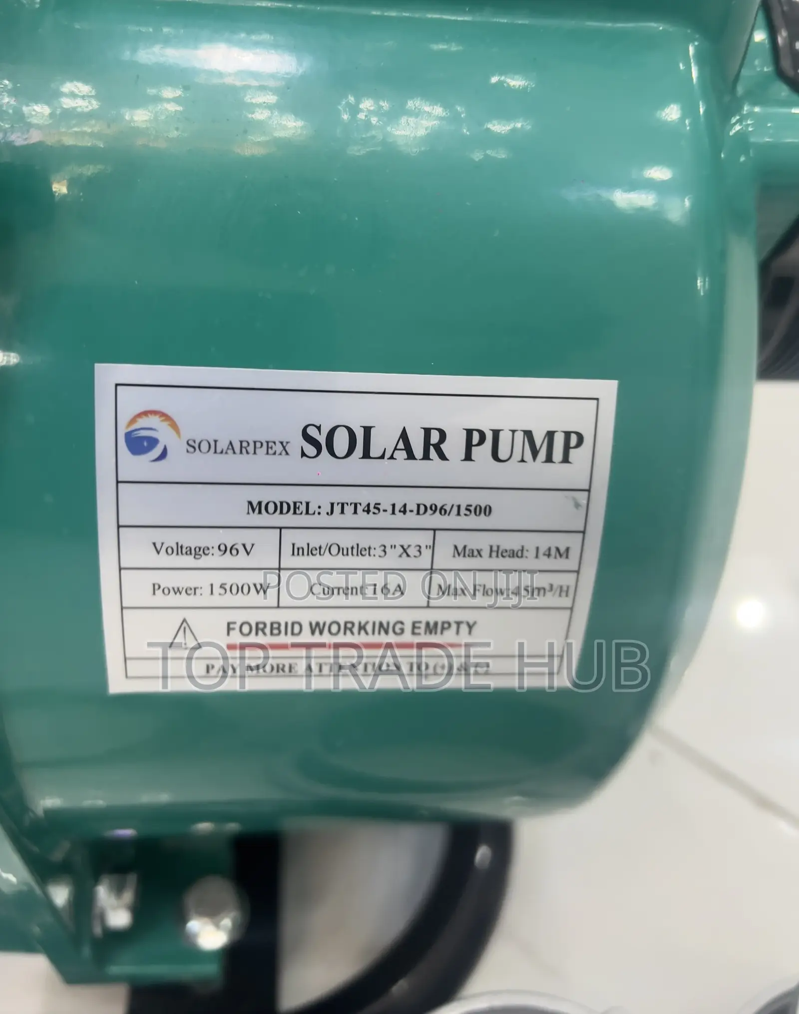 Solarpex Surface Solar Water Pump 3 Inch 1500w 14 Meter Head