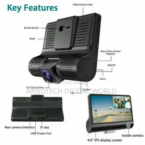 3 in 1hd 1080p Dash Cam 3 Camera