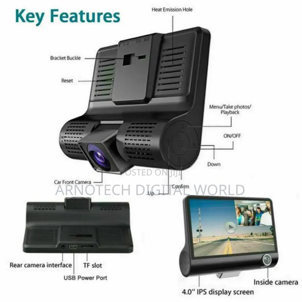 3 in 1hd 1080p Dash Cam 3 Camera - thumbnail 3