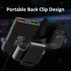 4-Multi-Ports Fast Car Charger