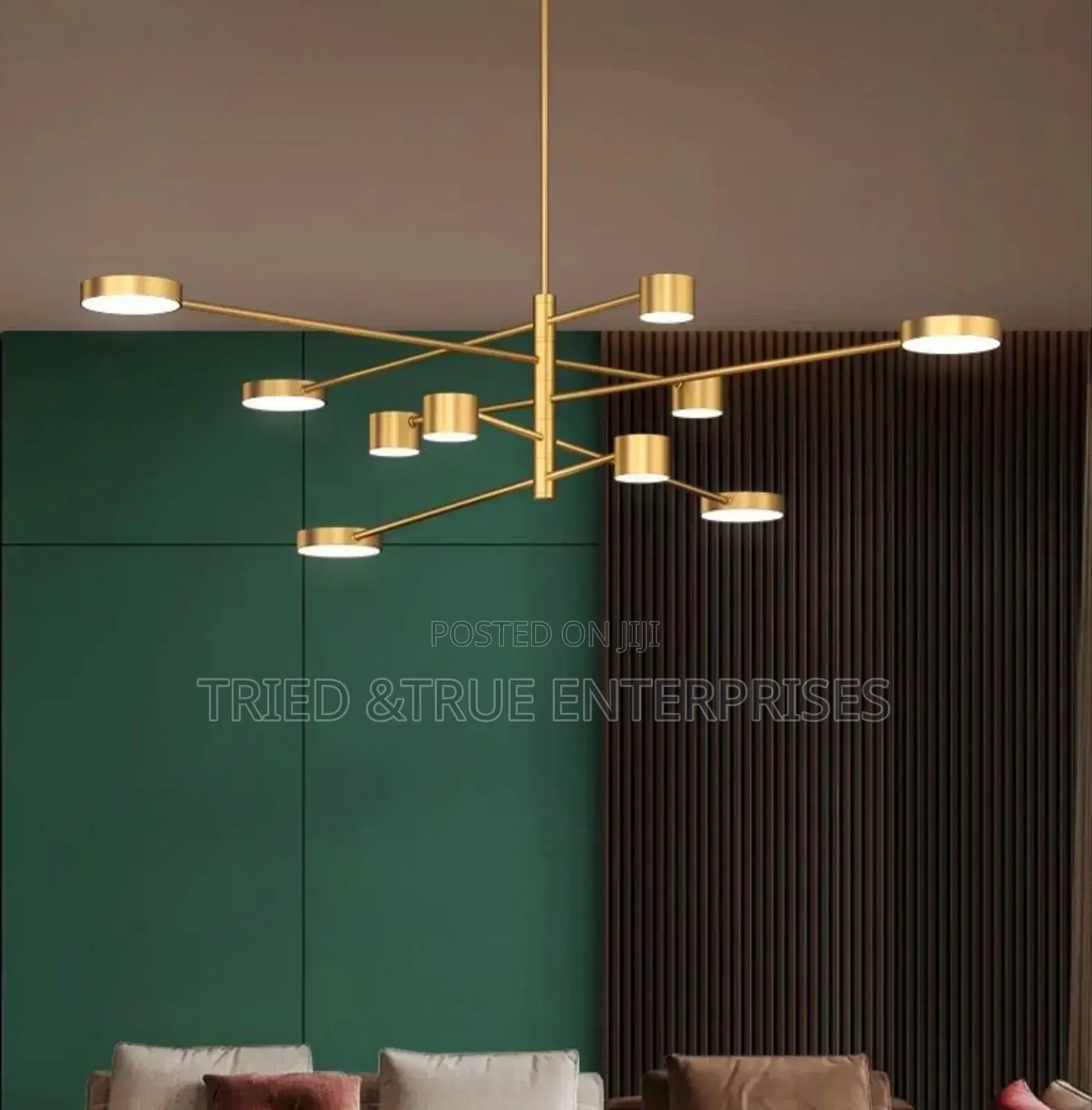 Vintage Modern Tricolour Chandelier Light Ygf5