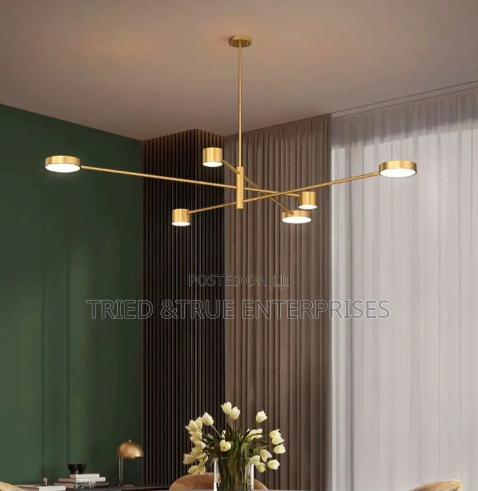 Vintage Modern Tricolour Chandelier Light Ygf5