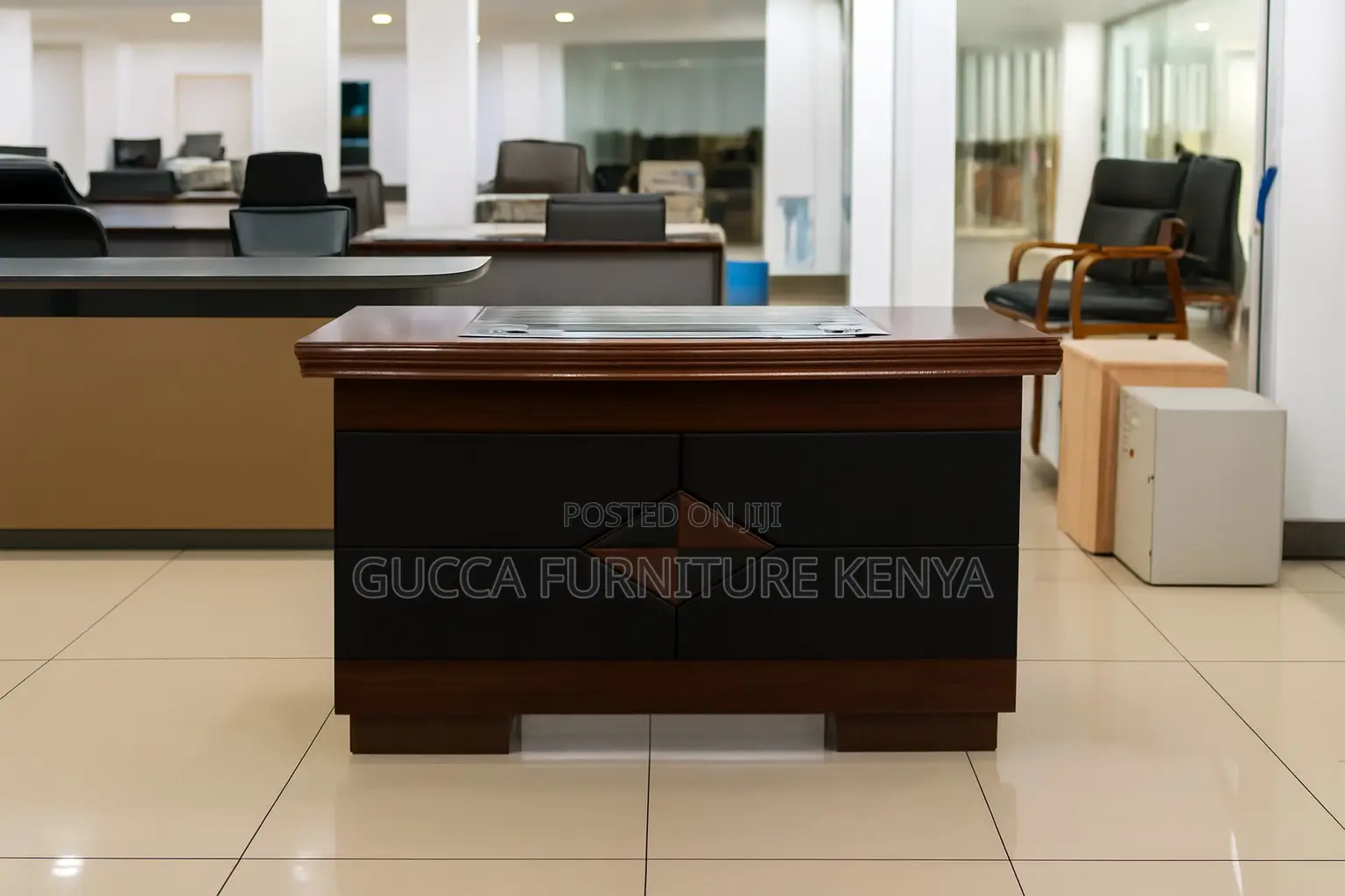 120cm Executive Workspace Mahogany Desk