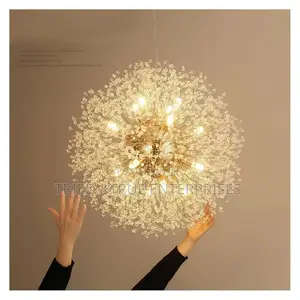 Generic Led Spark Ball Crystal Chandelier Light Pj6b