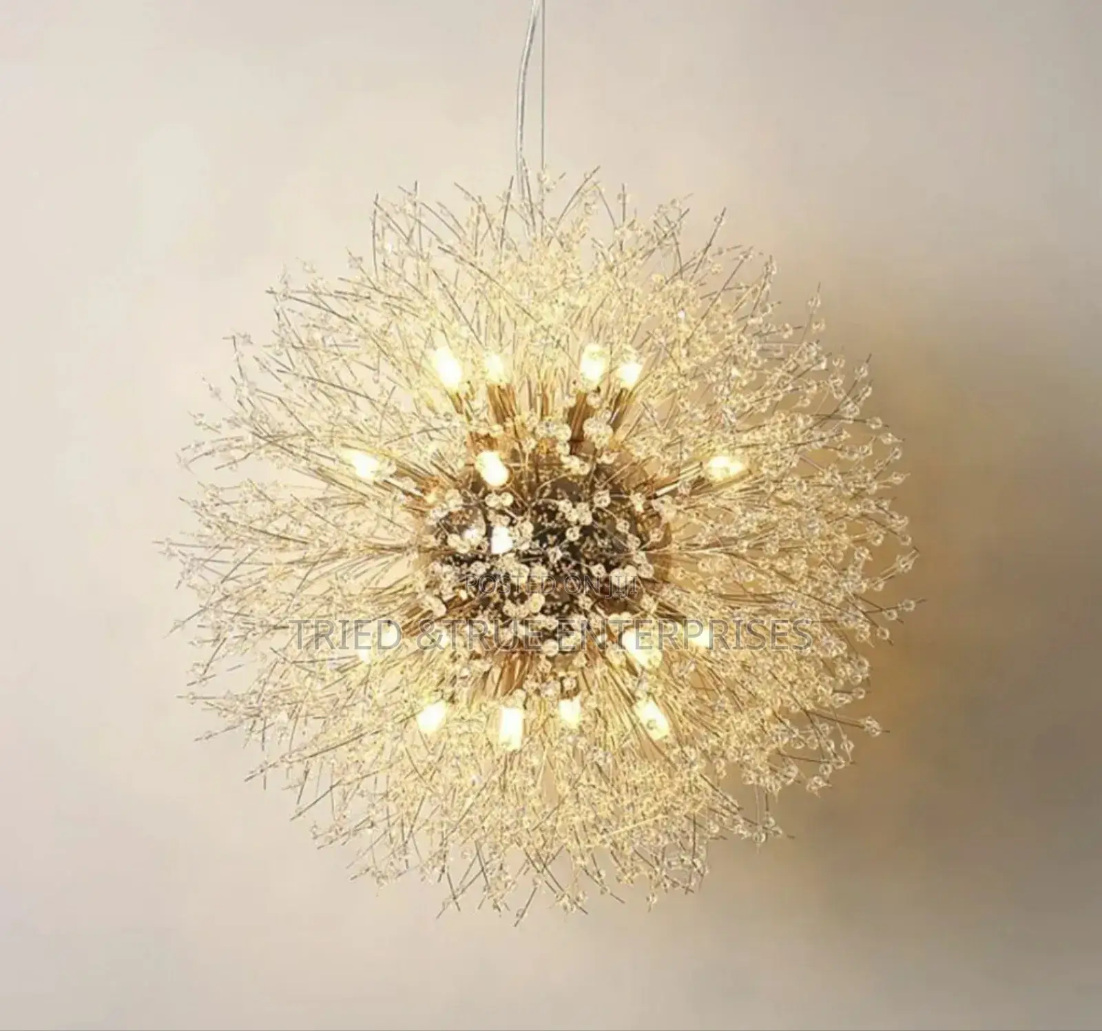 Generic Led Spark Ball Crystal Chandelier Light Pj6b