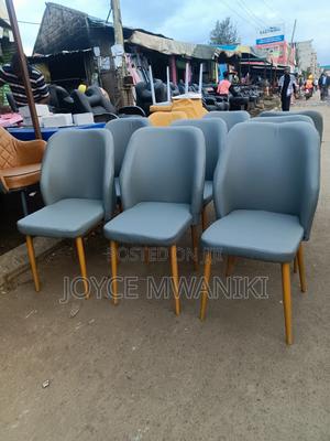 Modern Manicure or Restaurant Chairs, Grey - main view