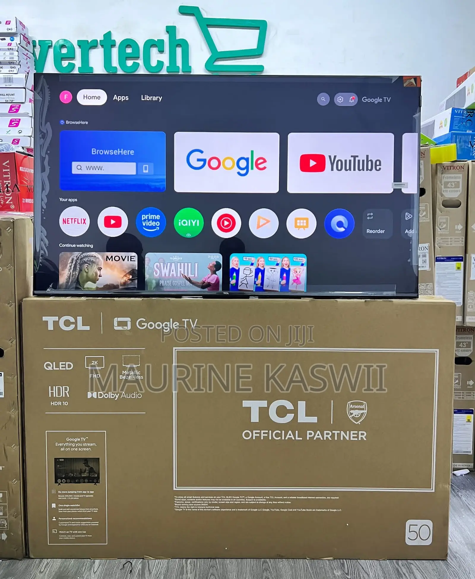 TCL Qled 50” Inch 50 S5 K