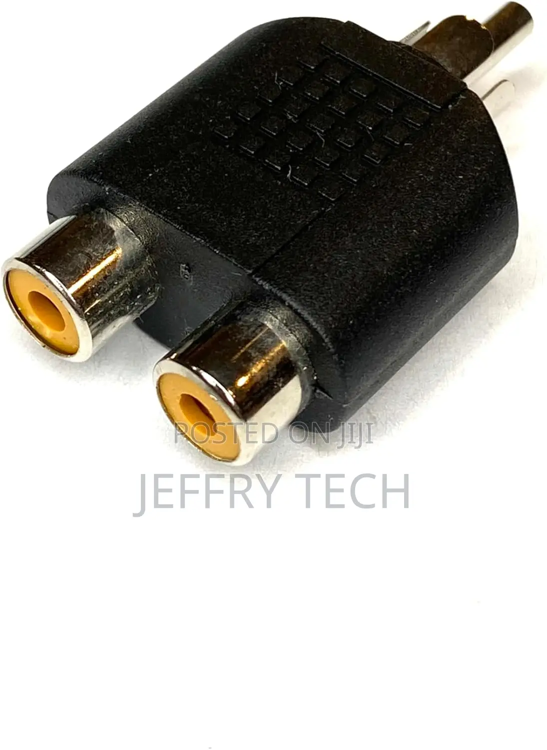 Rca Female to Rca Male Y Splitter Breakout Combiner Adapter Plug